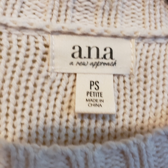 Cotton cable knit fringe crewneck sweater cottagecore praire boho cotton - Picture 5 of 9